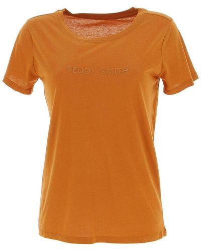 Teddy Smith T-shirt New ticia mc - Orange