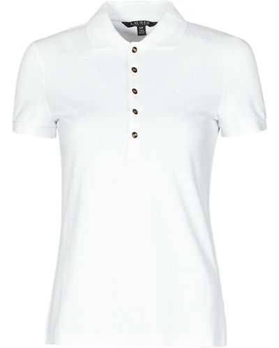 Lauren by Ralph Lauren Polo Shirt Korte Mouw KIEWICK - Blanc