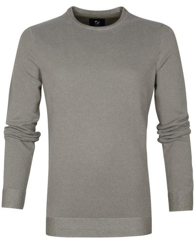 Suitable Sweat-shirt Respect Pull Jean Taupe - Gris