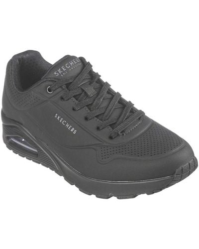 Skechers Baskets basses Uno stand on air - Noir