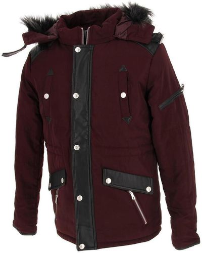 Hite Couture Blouson Numil burgundy jacket - Rouge