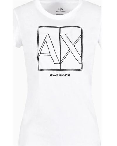 EAX T-shirt 3DYT38YJ8QZ - Blanc