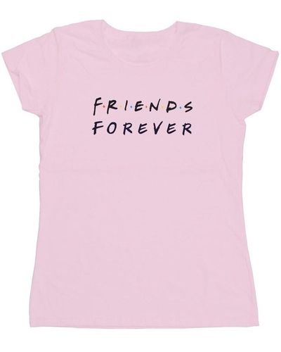 Friends T-shirt Forever Logo - Rose