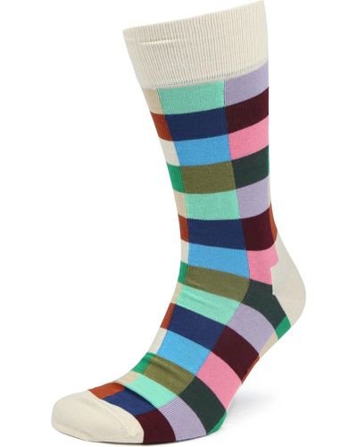 Happy Socks Chaussettes Chaussettes Rainbow Check - Vert