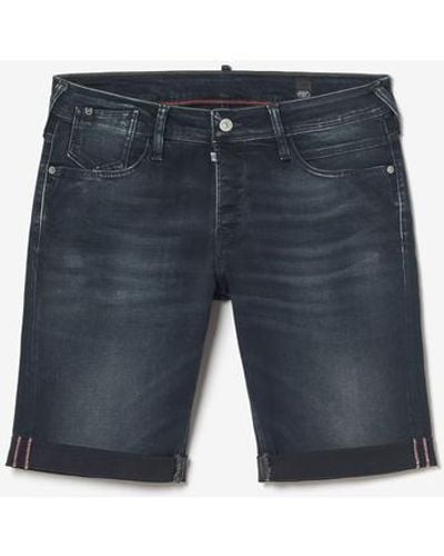 Le Temps Des Cerises Short Bermuda laredo en jeans bleu noir