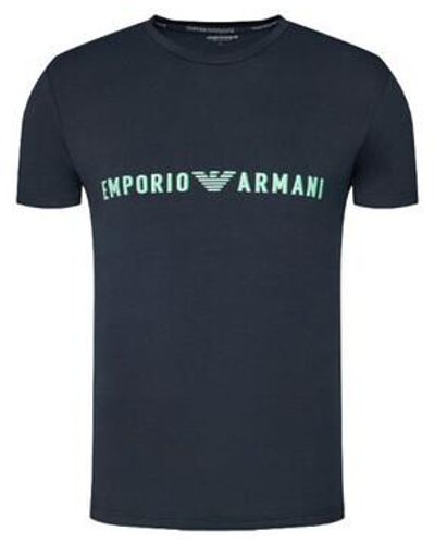 EA7 Debardeur Tee shirt Emporio Armani bleu marine 111035 4R516 00135 - S