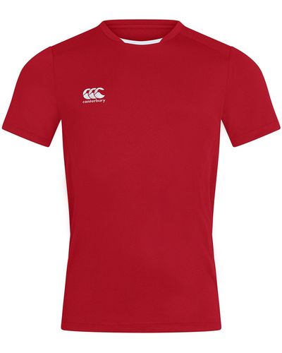 Canterbury T-shirt Club Dry - Rouge