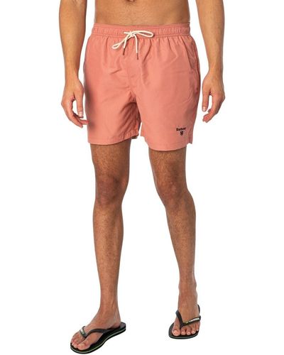 Barbour Maillots de bain Short de bain à logo Staple - Rose