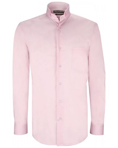 Emporio Balzani Chemise chemise mode col cousu nino rose