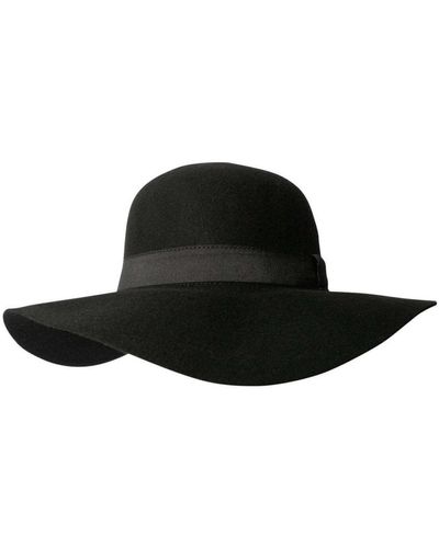 Chapeau-Tendance Chapeau Chapeau capeline en laine PAULA T57 - Noir