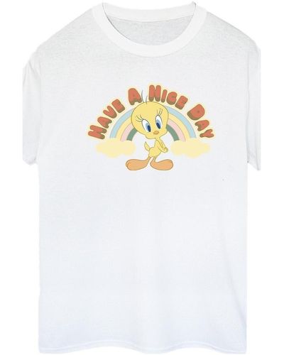 Dessins Animés T-shirt Have A Nice Day - Blanc