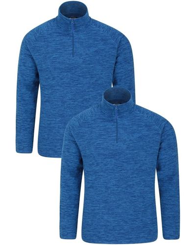 Mountain Warehouse Sweat-shirt Snowdon - Bleu