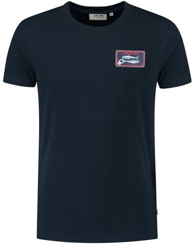 Shiwi T-shirt T-Shirt Sardines Midnight Navy - Bleu