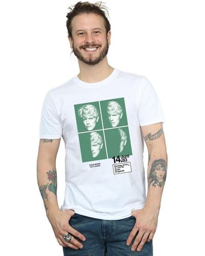 David Bowie T-shirt 1983 Concert Poster - Vert