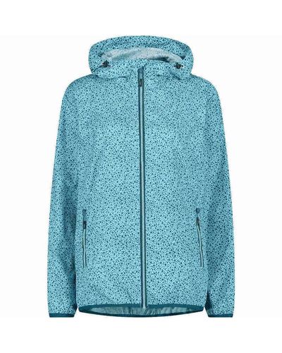 CMP Veste WOMAN JACKET RAIN FIX HOOD - Bleu