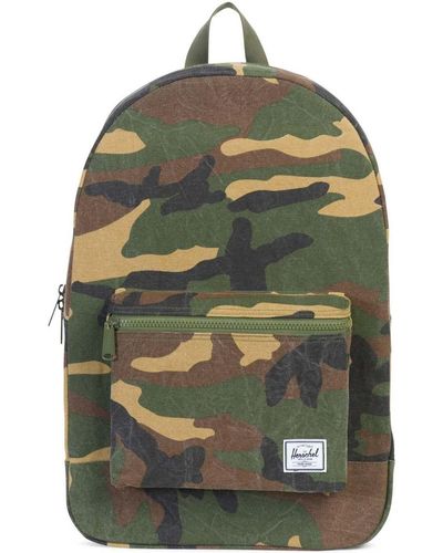 Herschel Supply Co. Sac a dos Daypack Woodland Camo - Cotton Casuals - Vert