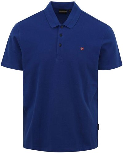 Napapijri T-shirt Polo Ealis Bleu Cobalt