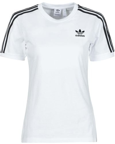 adidas T-shirt Adicolor Classics 3-Stripes - Blanc