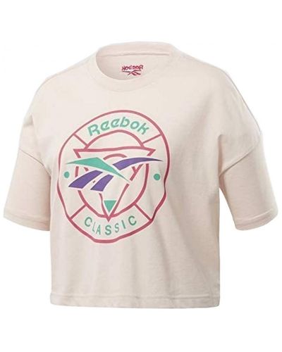 Reebok T-shirt Classics Cl Trail - Rose