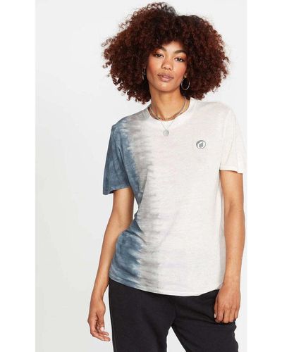 Volcom T-shirt Camiseta Tern N Bern SS Ash - Blanc