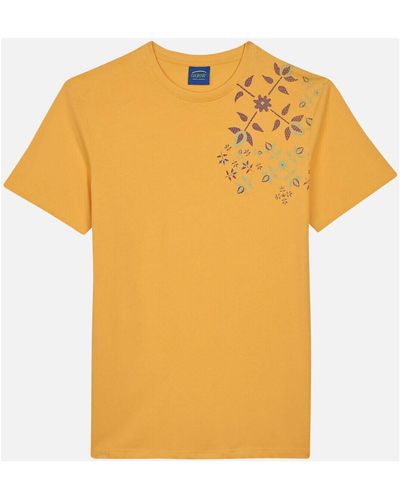 Oxbow T-shirt Tee shirt manches courtes graphique TASTA - Jaune