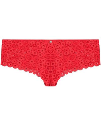 Pommpoire Tangas Shorty tanga coquelicot Intrépide - Rouge
