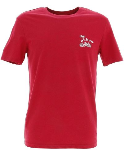 Oxbow T-shirt Selmi grenade mc tee - Rouge