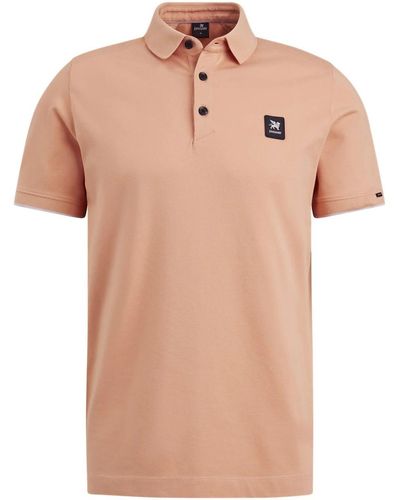 Vanguard T-shirt Polo Piqué Logo Orange