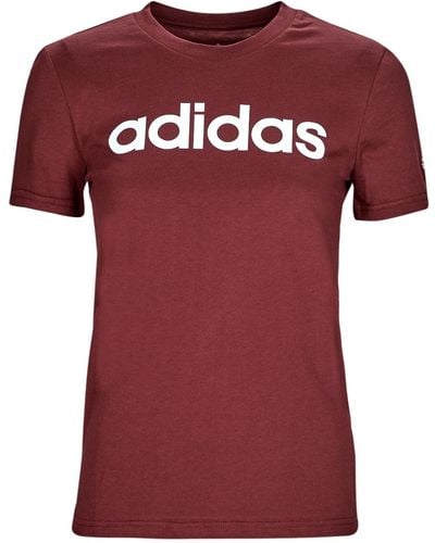 adidas T-shirt LIN T - Rouge
