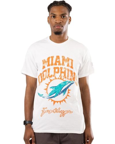 Hype T-shirt Miami Dolphins - Blanc