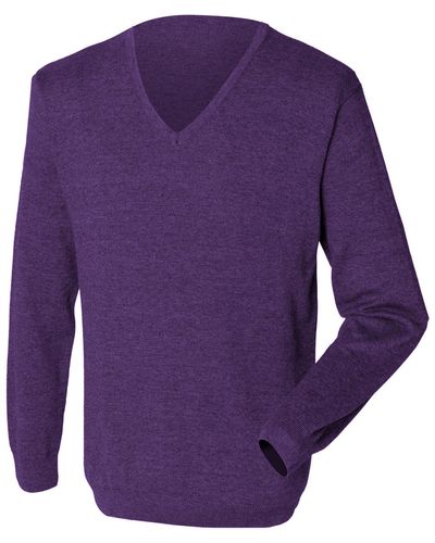 Henbury Sweat-shirt 12 Gauge - Violet