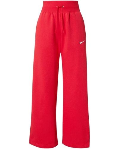 Nike Jogging W nsw phnx flc hr pant wide - Rouge