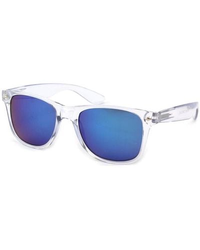 Eye Wear Lunettes de soleil Lunettes Soleil Aero avec monture transparente - Bleu