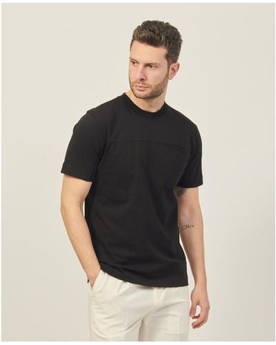 Gazzarrini T-shirt T-shirt en coton avec poche - Noir