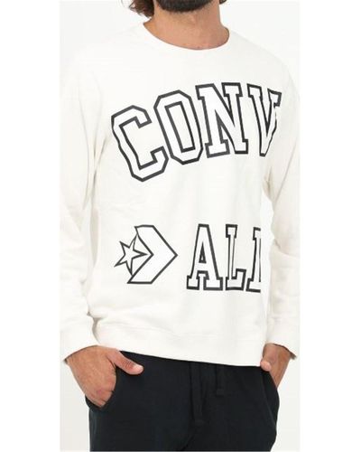 Converse Sweat-shirt 10024990-A01 - Blanc
