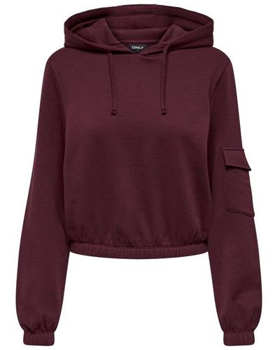 ONLY Sweat-shirt 15303446 SANDRE-CHOCOLATE - Violet
