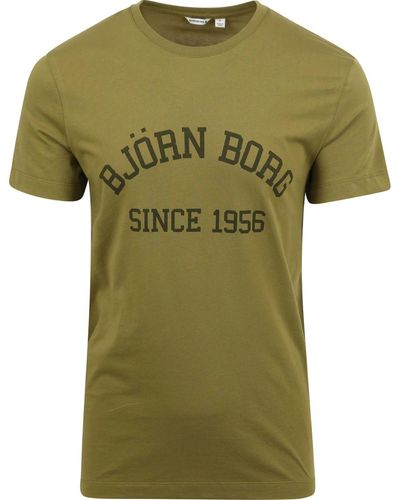 Björn Borg T-shirt T-Shirt Essential Vert