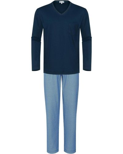 Mey Pyjamas / Chemises de nuit Pyjama Long Bleu