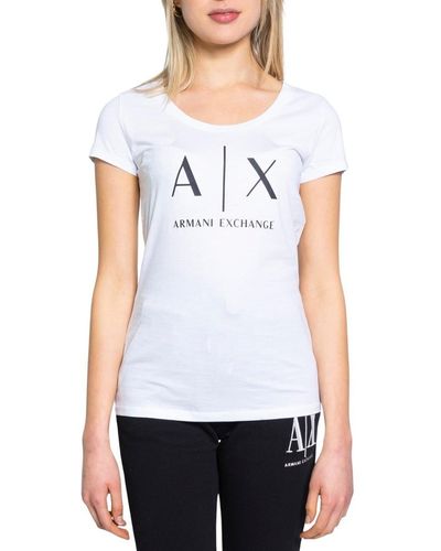 EAX T-shirt 8NYT70 YJ16Z - Blanc