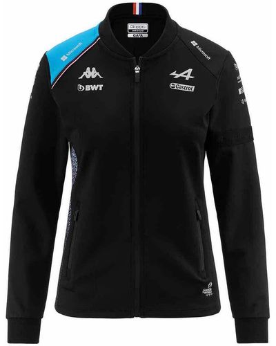 Kappa Sweat-shirt Veste Atrisa BWT Alpine F1 Team 2023 Noir