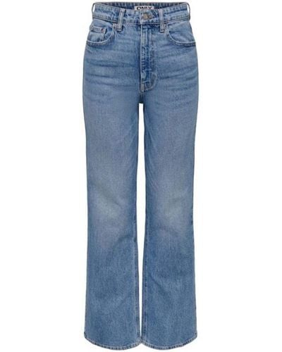 ONLY Jeans 15281276 CAMILLE-MEDIUM BLUE WIDE - Bleu