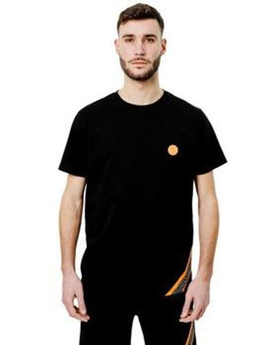 Chabrand Debardeur Tee shirt noir orange 60216 106