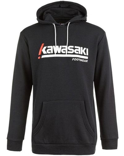 Kawasaki Pull Killa Unisex Hooded Sweatshirt K202153 1001 Black - Noir