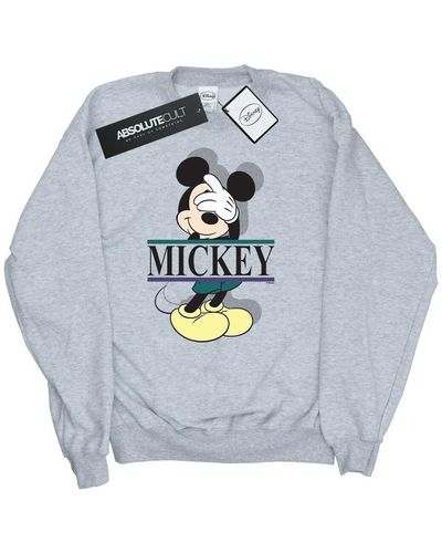 Disney Sweat-shirt Mickey Mouse Letters - Gris