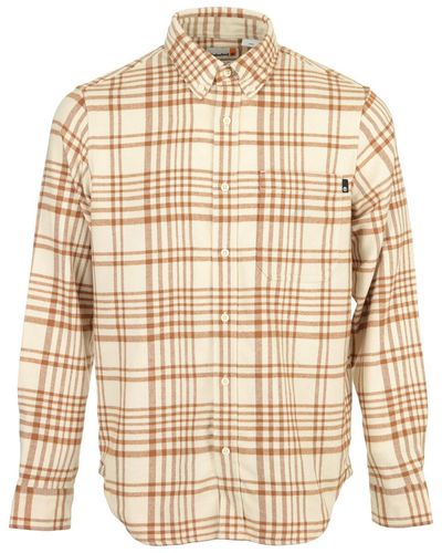 Timberland Chemise Ls Heavy Flannel Check - Neutre