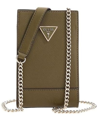 Guess Sac Bandouliere Mini sac bandouliere Ref 58325 Olive 18*12*4 cm - Vert