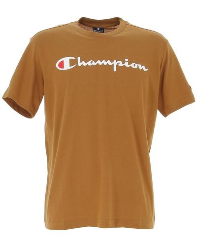 Champion T-shirt Crewneck t-shirt - Marron
