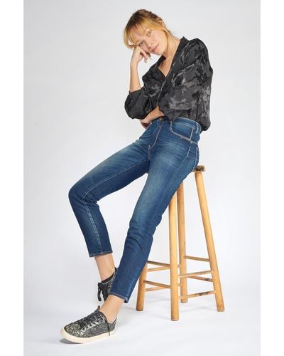 Jeans coupe droite Le Temps Des Cerises pour femme R ductions en