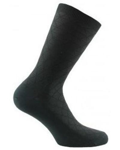 Kindy Chaussettes Socquettes fantaisies de mailles en polyamide - Noir