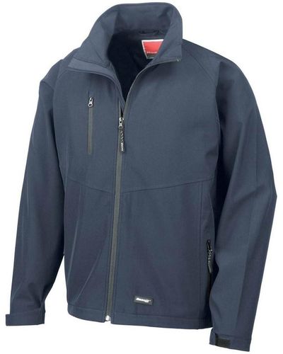 Result Headwear Coupes vent Softshell - Bleu